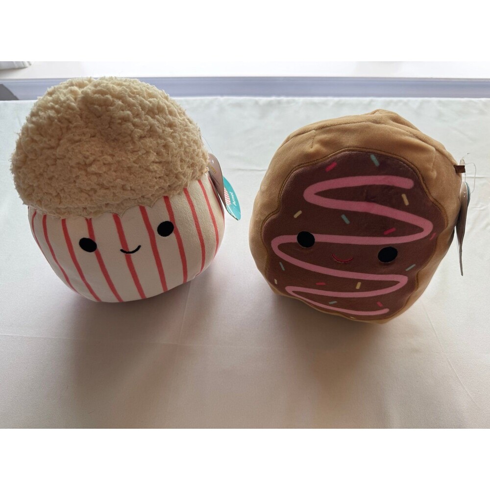 Squishmallow Brand, Pop Tart & Popcorn Stuffed Animals, Comfort Toys For Kids - Picture 9 of 10